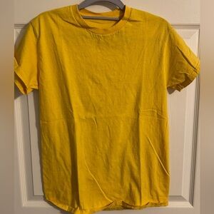 Small Plain Yellow Shirt